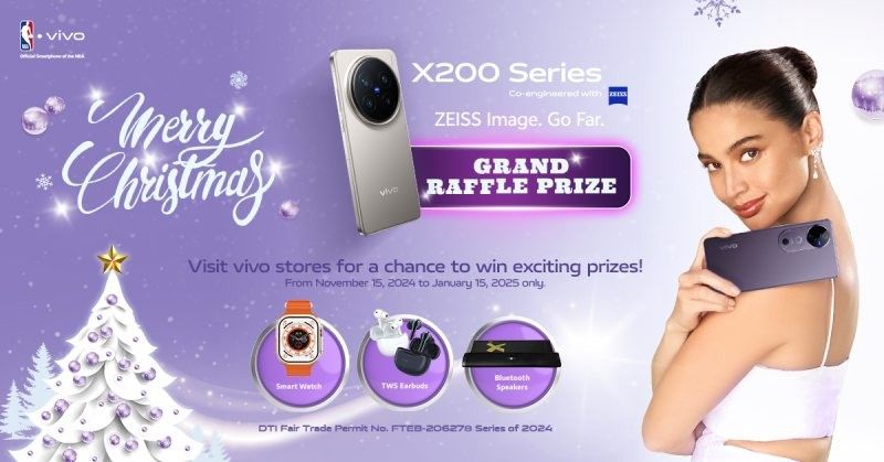 Win a vivo X200 Pro with the âMerry vivo Christmasâ raffle promo