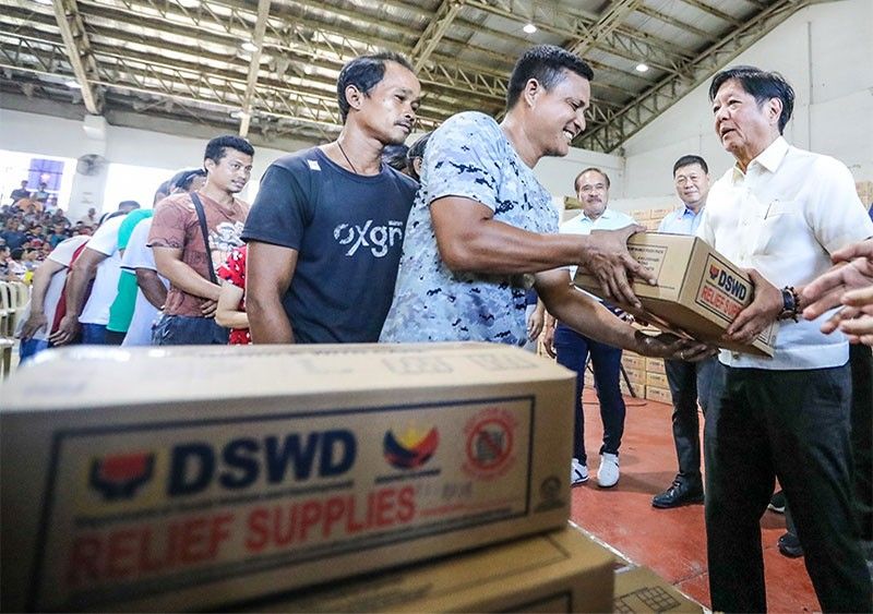 Marcos provides P50 million aid for Catanduanes typhoon victims