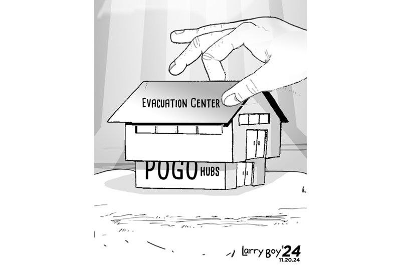 EDITORYAL - POGO hubs, bilang evacuation centers