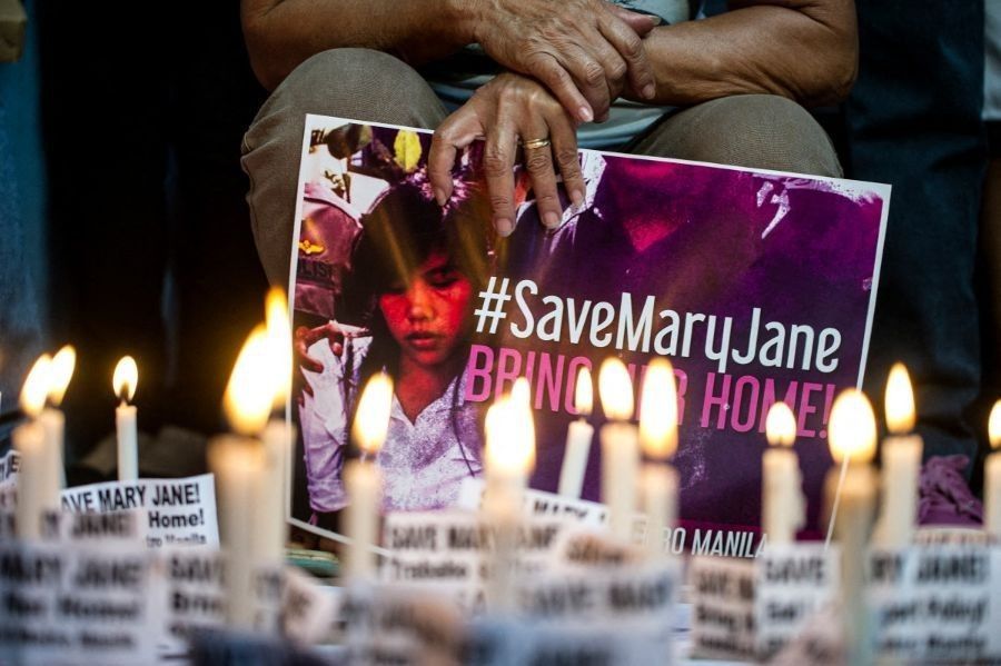 Indonesia says clemency for Veloso up to Marcos