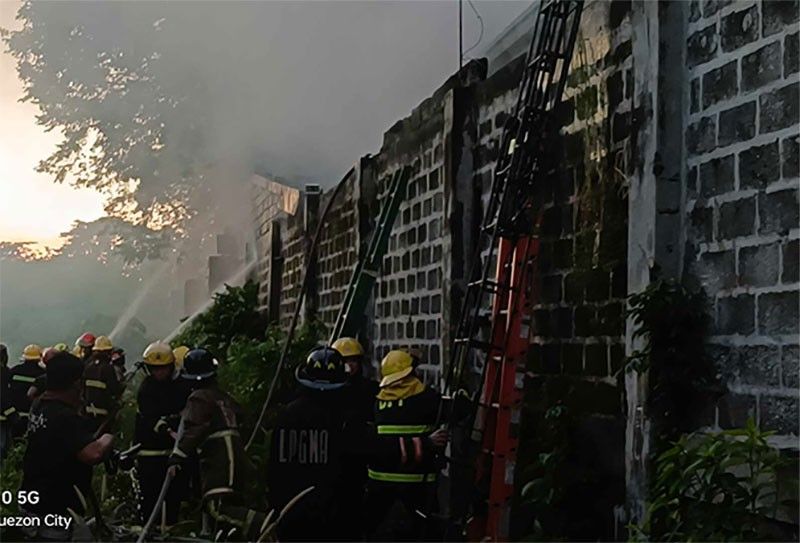 Two dead, 15 families homeless in Quezon City fire