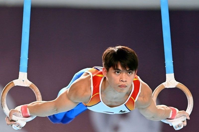 Yulo nagbahagi ng talento sa mga bagitong gymnasts