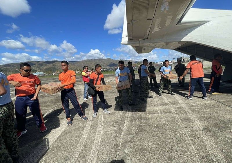 PCG ships bring relief goods to Catanduanes