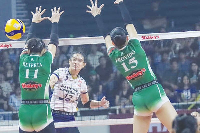 Lady Bulldogs winalis ang Lady Spikers