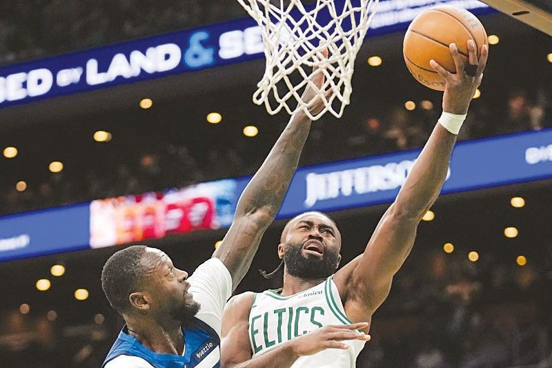 Brown, Tatum inilusot ang Celtics sa Timberwolves