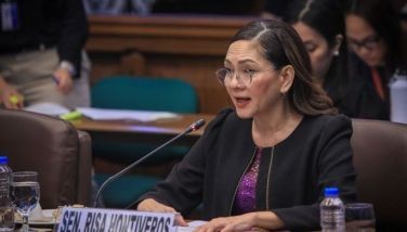 Sen. Risa Hontiveros leads the last Senate Committee on Women, Children, Family Relations and Gender Equality hearing on the Philippine Offshore Gaming Operations on November 26, 2024. 