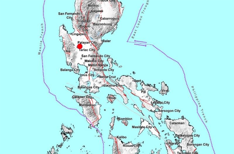 Tarlac, niyanig ng 5.7 magnitude na lindol