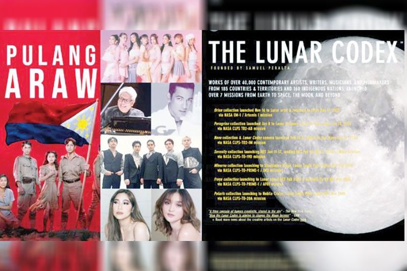 âPulang Araw,â OPM, P-pop music among Filipino cultural works  to be sent to the moon