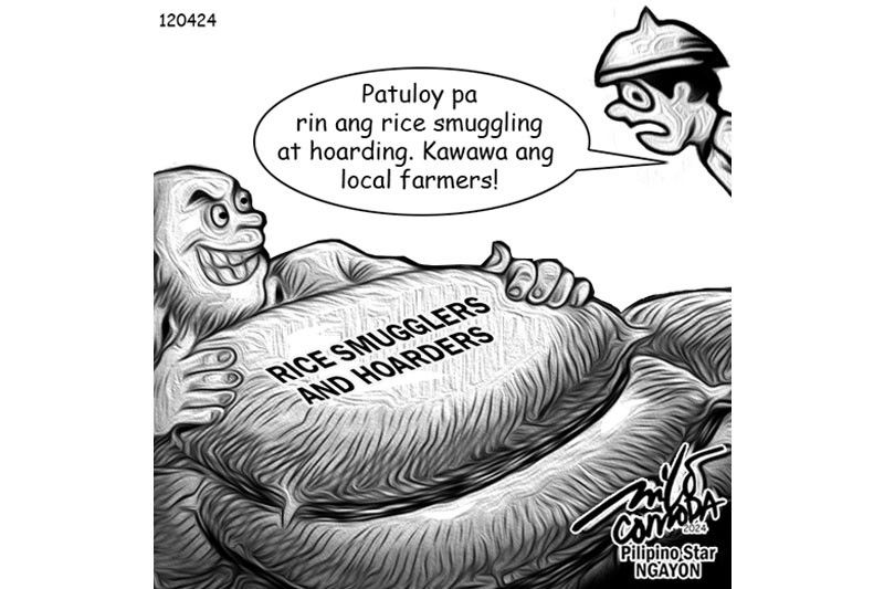 EDITORYAL â Rice smuggling patuloy pa rin