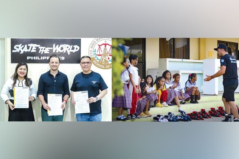 Skate the World partners with Sto. NiÃ±o Mactan Montessori for breakthrough inline skating project in Cebu