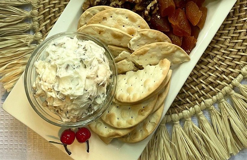 Recipe: Truffle cream cheese holiday dip