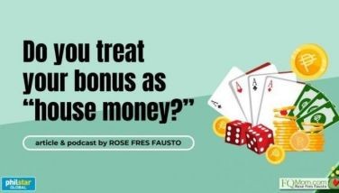 Do you treat your bonus as 'house money'?