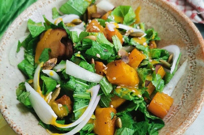 Recipe: Mustasa Kalabasa Salad