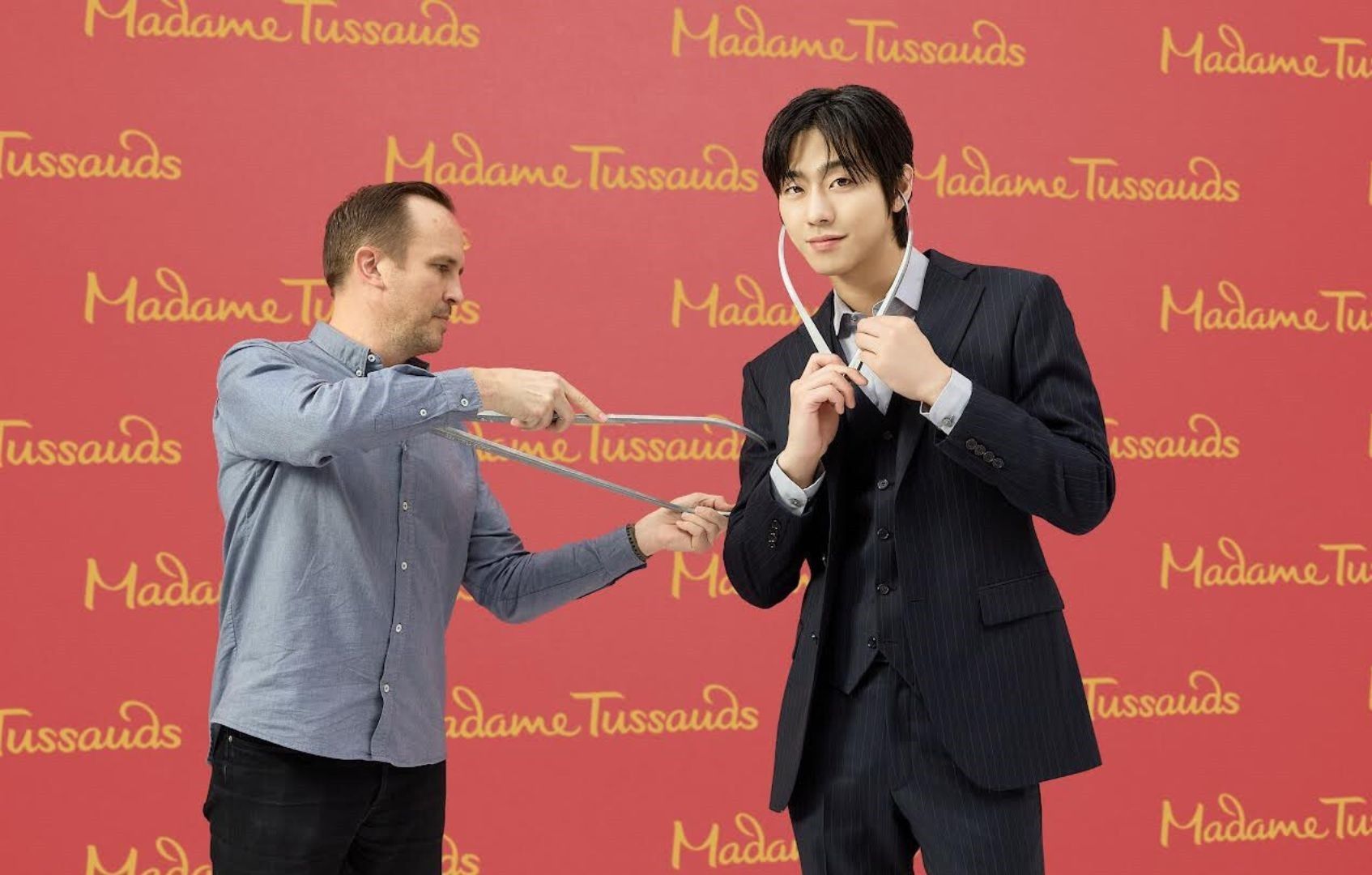 Ahn Hyo Seop marks 10th anniversary with Madame Tussauds wax figure