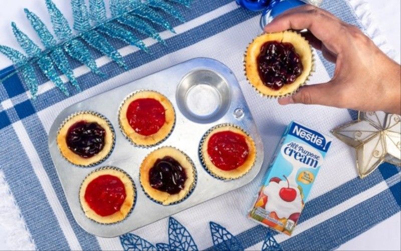 Receta mini cheesecakes 1