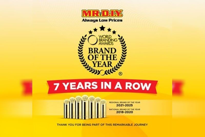 7th consecutive win for MR.DIY at World Branding Awards