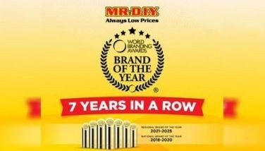 7th consecutive win for MR.DIY at World Branding Awards