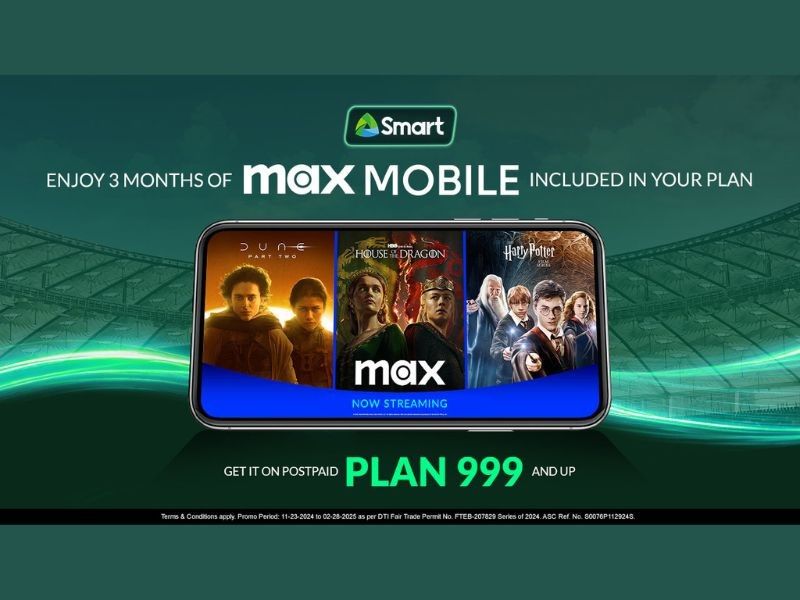 3-month mobile subscription for postpaid customers marks Smart's partnership with Max