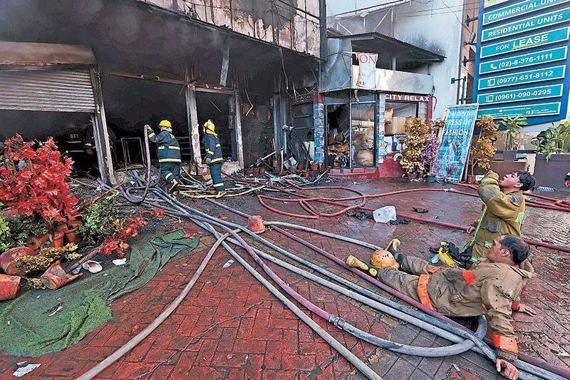 Fire hits former Cubao theater