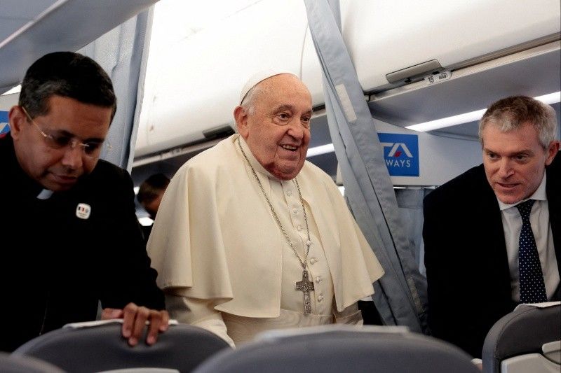 Francis makes first visit by a pope to Corsica