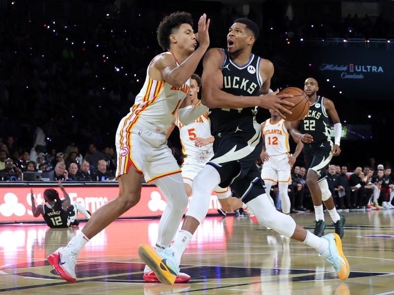 Giannis stars as Bucks beat Hawks to reach NBA Cup final