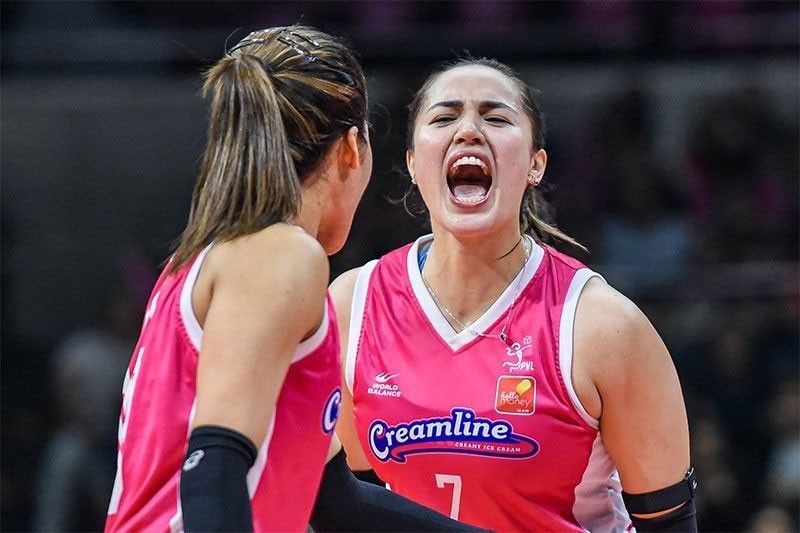 Creamline nagpapalamig sa Korea