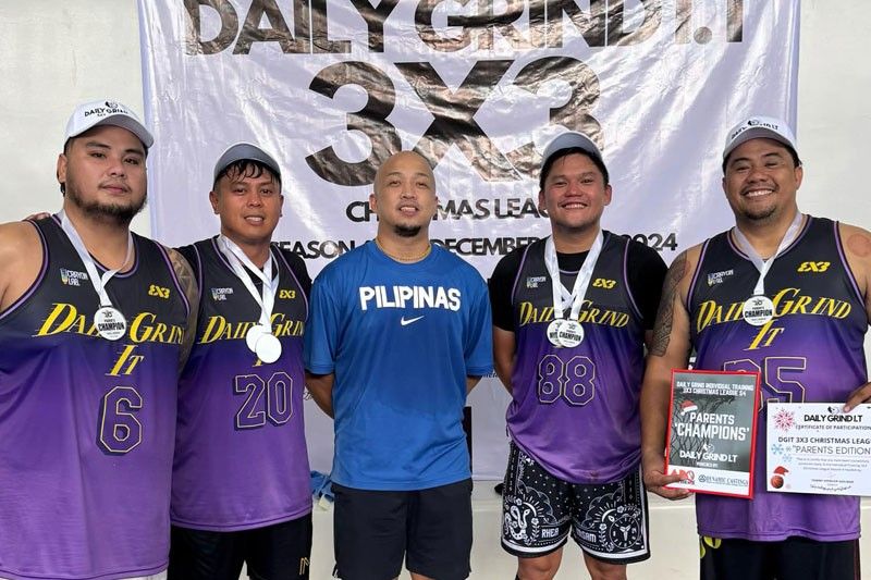 Team ARQ nangu sa mga kampiyon sa Daily Grind 3x3 Christmas League