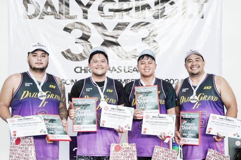 Team ARQ leads champions of Daily Grind 3x3 Christmas League