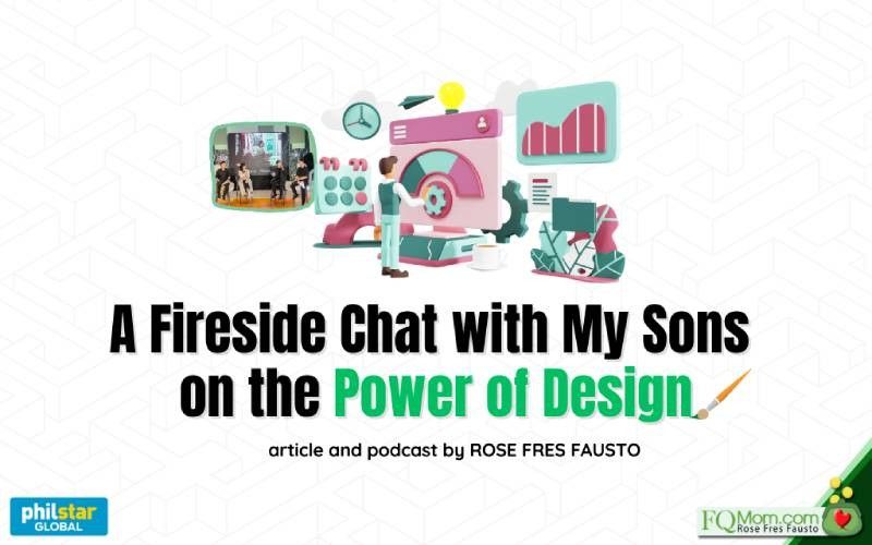 A fireside chat with my sons on the power of design