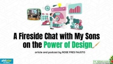 A fireside chat with my sons on the power of design