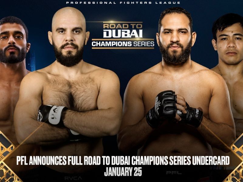 PFL bares full 'Road to Dubai Champions Series' fight card