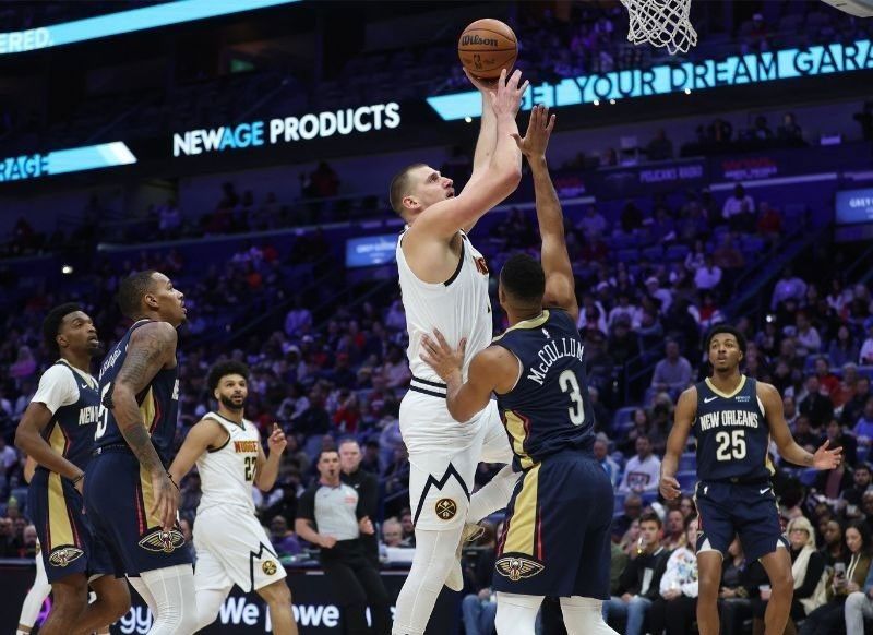 Nuggets rally past Pelicans