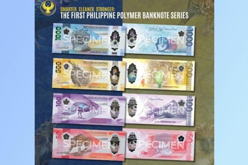 P50, P100, P500 polymer banknotes released today