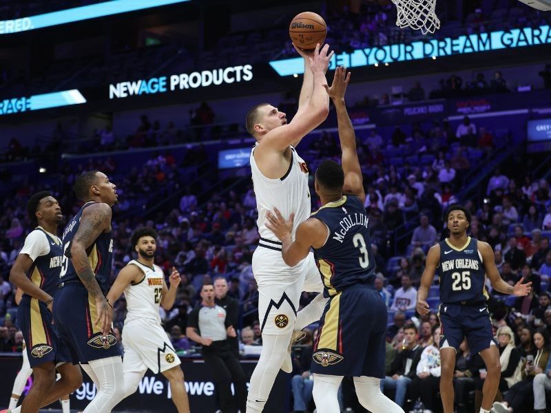 Jokic, Nuggets rally for OT win over Pelicans