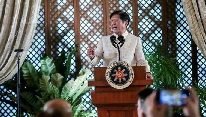 President Ferdinand &acirc;Bongbong&acirc; Marcos Jr. at the Malaca&Atilde;&plusmn;ang on December 3, 2024. 