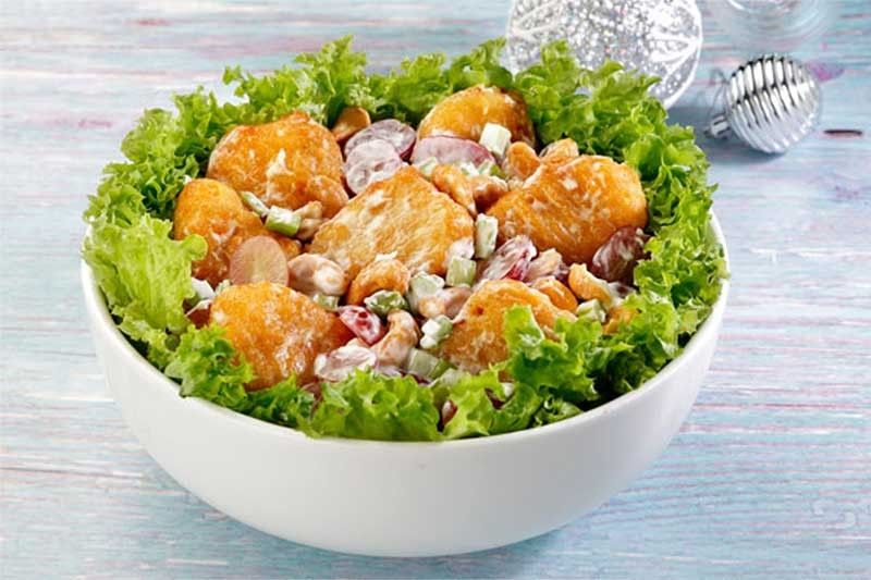 Recipe: Light Holiday Nuggets Salad on Christmas Day