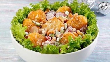 Recipe: Light Holiday Nuggets Salad on Christmas Day