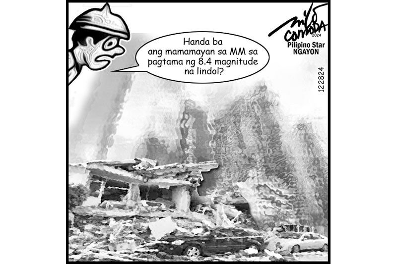 EDITORYAL - Handa ba sa malakas na lindol ang mamamayan