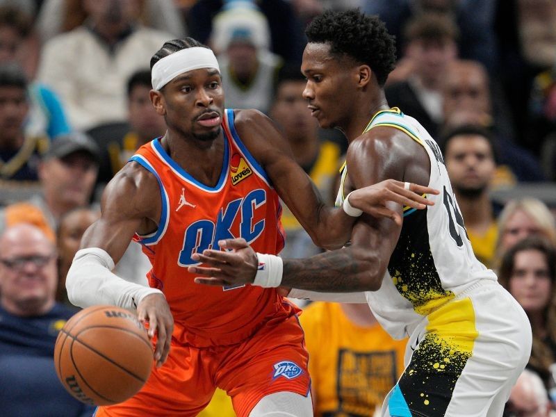 Gilgeous-Alexander ties career high 45 points as Thunder on 9-game win streak