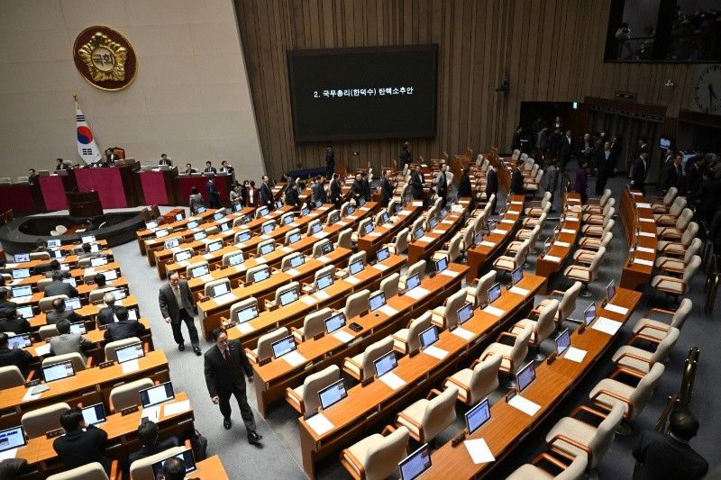 South Korean lawmakers impeach acting President Han Duck-soo