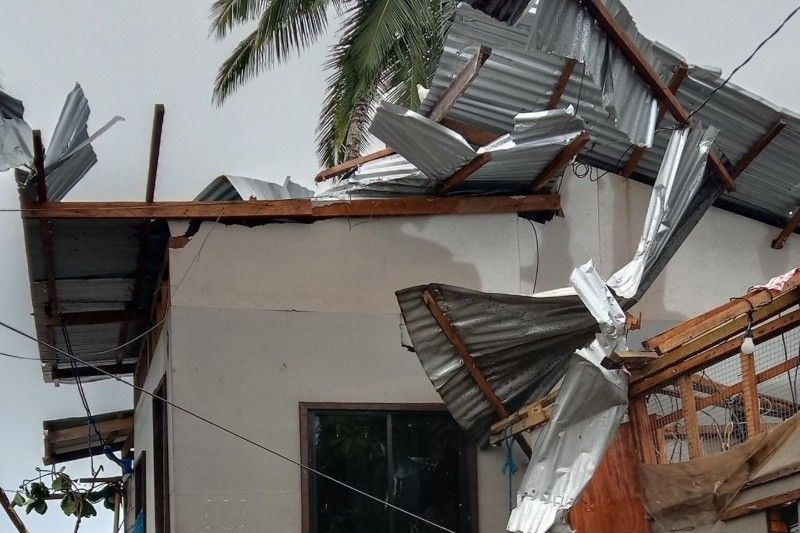 Strong winds destroy houses in seaside Central Mindanao town