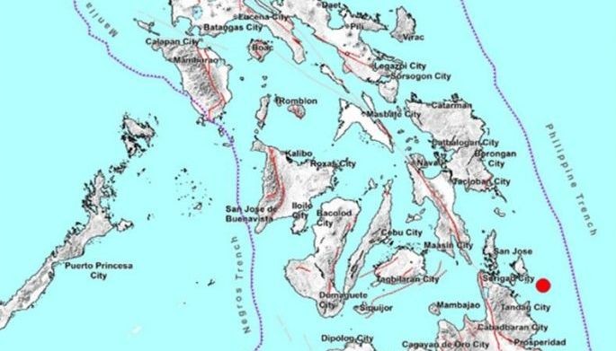 Quake jolts Surigao del Norte