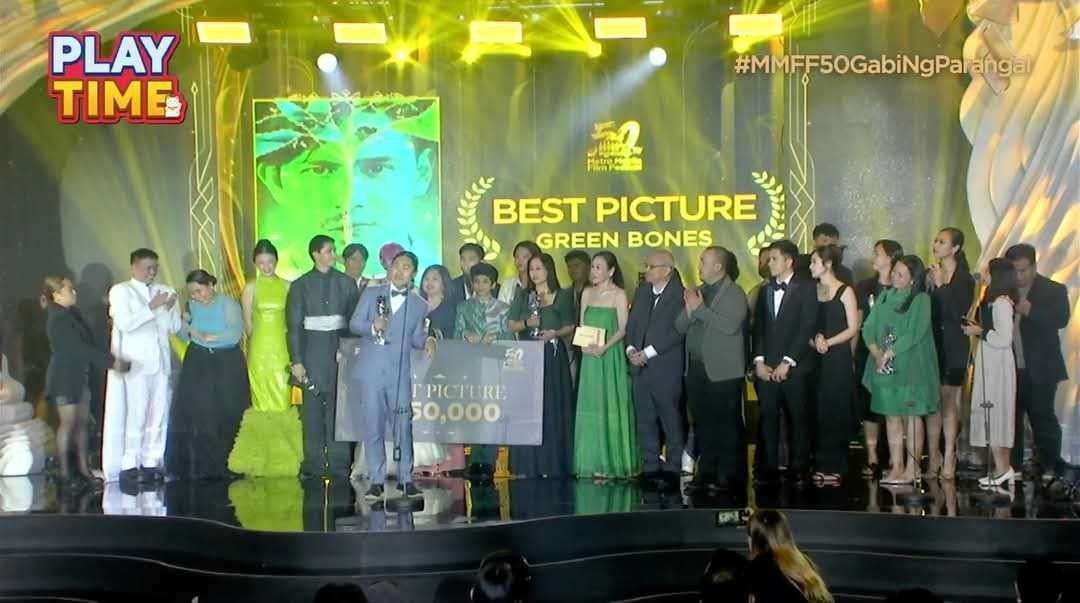 'Historic': GMA Pictures gets back-to-back win with âGreen Bonesâ at MMFF 2024