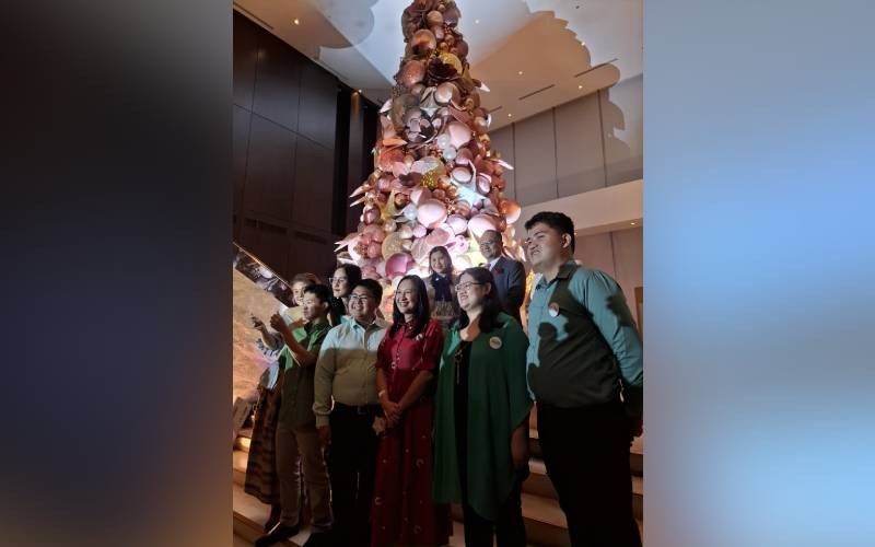 Ortigas hotel lights tree for a cause