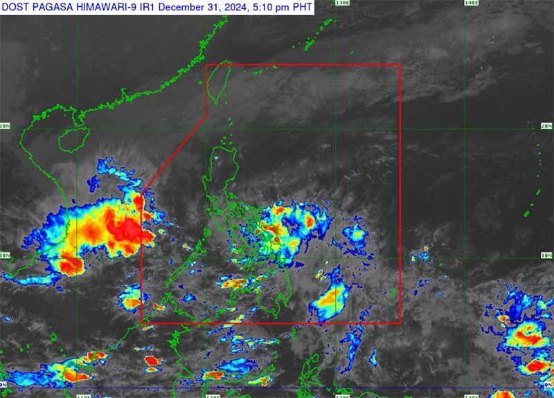 3 weather systems make for a rainy New Year