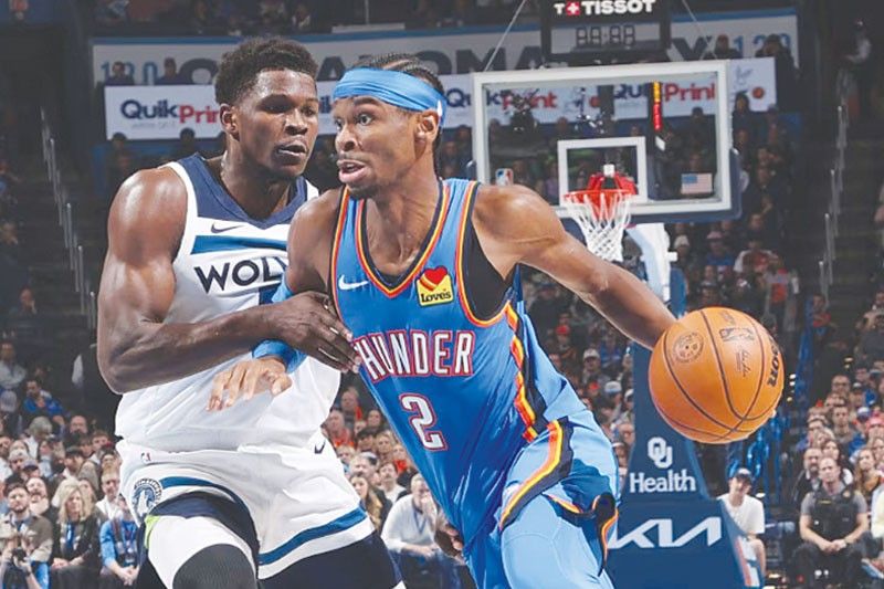 SGA, OKC dinispatsa ang Timberwolves