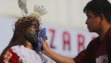 Scenes around the Minor Basilica and National Shrine of Jesus Nazareno in Quiapo, Manila on January 4, 2025 morning, five days before the Poong Hesus Nazareno Grand Procession.