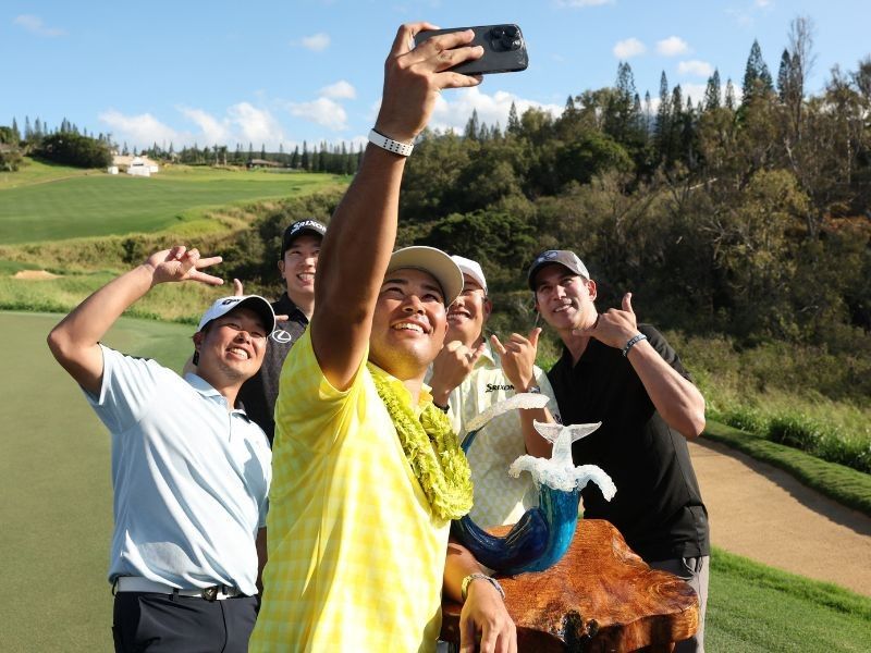 Matsuyama sets 72-hole PGA record to capture Sentry title