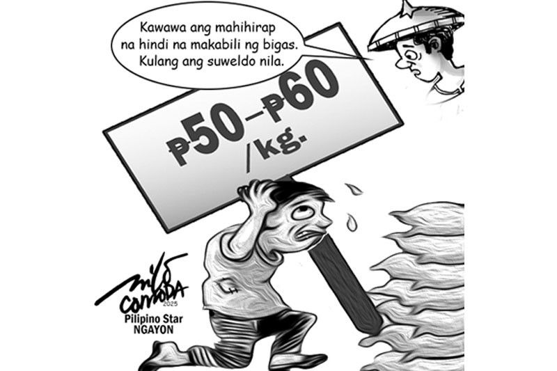 EDITORYAL â Mahal na bigas, pasang krus sa mga mahihirap