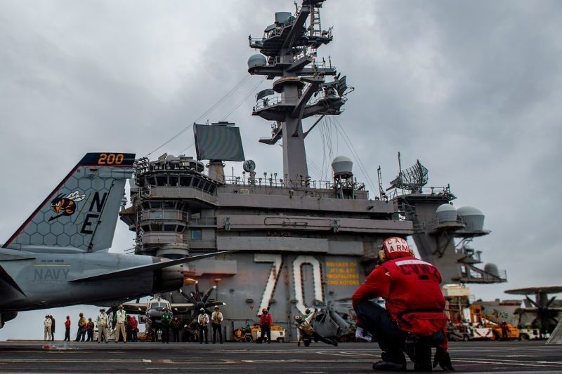 US aircraft carrier deployed to South China Sea